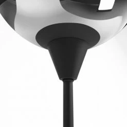 Potiron Paris Lampes à Poser Lampe à Poser Design En Métal Noir Et Verre Fumé -Luminaires Soldes 2022 lampe a poser design en metal noir et verre fume 2