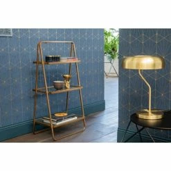 Dutchbone Lampes à Poser Lampe à Poser Design Métal Finitions Dorées Or -Luminaires Soldes 2022 lampe a poser design metal finitions dorees or 2