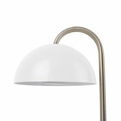 Present Time Lampes à Poser Lampe à Poser Dome Métal Blanc -Luminaires Soldes 2022 lampe a poser dome metal blanc 2