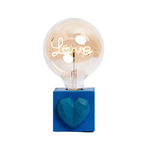 Junny Lampes à Poser Lampe à Poser En Béton Bleu Pétrole Avec Son Ampoule à Message 3 Junny Lampes à Poser Lampe à Poser En Béton Bleu Pétrole Avec Son Ampoule à Message