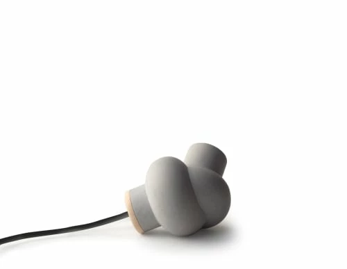 Gone's Lampes à Poser Lampe à Poser En Béton Et Bois Cordon Noir 3 Gone's Lampes à Poser Lampe à Poser En Béton Et Bois Cordon Noir