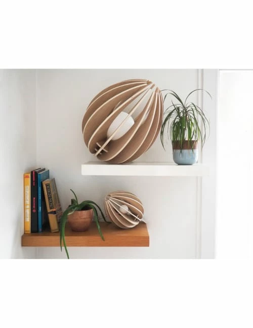 Gone's Lampes à Poser Lampe à Poser En Bois Avec Fil Blanc Sans Ampoule 6 Gone's Lampes à Poser Lampe à Poser En Bois Avec Fil Blanc Sans Ampoule – Image 4