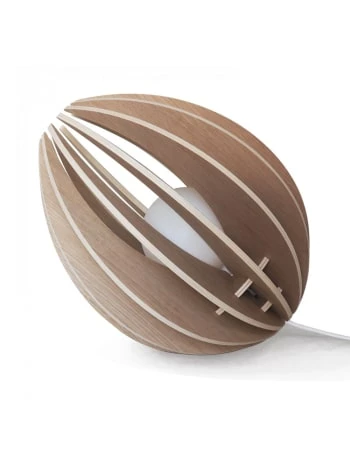 Gone's Lampes à Poser Lampe à Poser En Bois Avec Fil Blanc Sans Ampoule 7 Gone's Lampes à Poser Lampe à Poser En Bois Avec Fil Blanc Sans Ampoule – Image 5