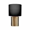 Pirouette Paris Lampes à Poser Lampe à Poser En Bois De Suar Abat-jour Noir -Luminaires Soldes 2022 lampe a poser en bois de suar abat jour noir