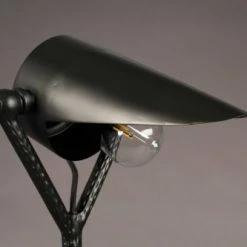 Dutchbone Lampes à Poser Lampe à Poser En Métal Noir -Luminaires Soldes 2022 lampe a poser en metal noir 4