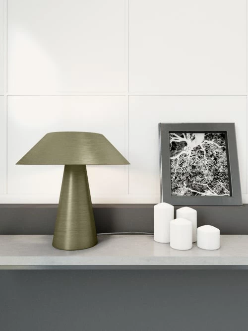 Potiron Paris Lampes à Poser Lampe à Poser En Métal Patiné Doré 4 Potiron Paris Lampes à Poser Lampe à Poser En Métal Patiné Doré – Image 2