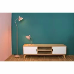 Leitmotiv Lampes à Poser Lampe à Poser En Métal Rose -Luminaires Soldes 2022 lampe a poser en metal rose 3