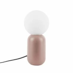 Leitmotiv Lampes à Poser Lampe à Poser En Métal Vert -Luminaires Soldes 2022 lampe a poser en metal rose 6