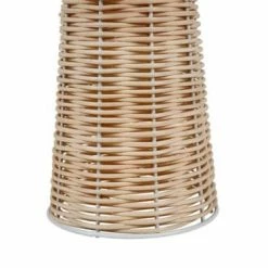 Jardideco Lampes à Poser Lampe à Poser En Rotin -Luminaires Soldes 2022 lampe a poser en rotin 3