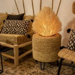 Now’s Home Lampes à Poser Lampe à Poser En Rotin H47 -Luminaires Soldes 2022 lampe a poser en rotin h47 4