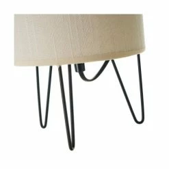 Wadiga Lampes à Poser Lampe à Poser Métal Noir Et Abat-jour Blanc - 15x15x29.5cm -Luminaires Soldes 2022 lampe a poser metal noir et abat jour blanc 15x15x29 5cm 2