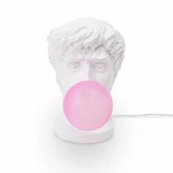 Seletti Lampes à Poser Lampe à Poser Statue Bulle De Chewing-gum Verre Soufflé