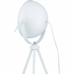 ATHM DESIGN Lampes à Poser Lampe Abat Jour Blanc Et Pieds Métal -Luminaires Soldes 2022 lampe abat jour blanc et pieds metal 2