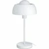 ATHM DESIGN Lampes à Poser Lampe Abat Jour Et Pied Métal Blanc