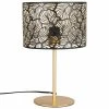 Maisons Du Monde Lampes à Poser Lampe Ajourée En Métal Doré Et Noir -Luminaires Soldes 2022 lampe ajouree en metal dore et noir 1000 4 31 217536 1
