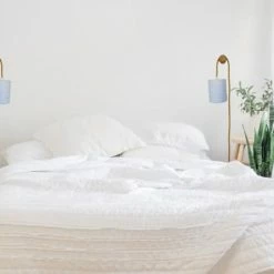 Belamp Lampes à Poser Lampe Baladeuse Double Gaze Blanc Cordon Jute -Luminaires Soldes 2022 lampe baladeuse double gaze blanc cordon jute 2