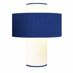 Abat-jours Lampes à Poser Lampe Taupe D 35 Cm -Luminaires Soldes 2022 lampe bleu d 35cm 1