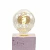 Junny Lampes à Poser Lampe Cube En Béton Rose Pastel Fabrication Artisanale -Luminaires Soldes 2022 lampe cube en beton rose pastel fabrication artisanale