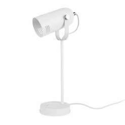 Present Time Lampes à Poser Lampe De Bureau Blanche H42cm -Luminaires Soldes 2022 lampe de bureau blanche h42cm 2