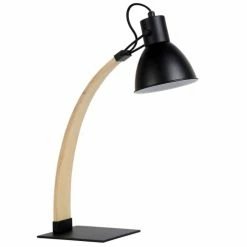 Lucide Lampes à Poser Lampe De Bureau En Bois Noir 10 Lucide Lampes à Poser Lampe De Bureau En Bois Noir -Luminaires Soldes 2022 lampe de bureau en bois noir 2