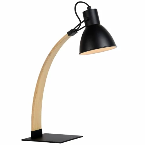 Lucide Lampes à Poser Lampe De Bureau En Bois Noir 3 Lucide Lampes à Poser Lampe De Bureau En Bois Noir
