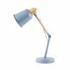 Maisons Du Monde Lampes De Chevet Enfant Lampe De Bureau En Métal Bleu Et Hévéa -Luminaires Soldes 2022 lampe de bureau en metal bleu et hevea 1000 5 20 181650 1
