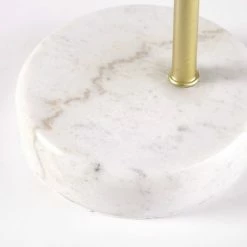 Maisons Du Monde Lampes De Chevet Enfant Lampe De Bureau En Métal Doré Et Marbre Blanc -Luminaires Soldes 2022 lampe de bureau en metal dore et marbre blanc 1000 14 29 181659 5