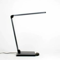 Keria Lampes à Poser Lampe De Bureau En Métal Gris -Luminaires Soldes 2022 lampe de bureau en metal gris 3