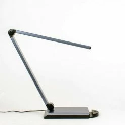 Keria Lampes à Poser Lampe De Bureau En Métal Gris -Luminaires Soldes 2022 lampe de bureau en metal gris 4