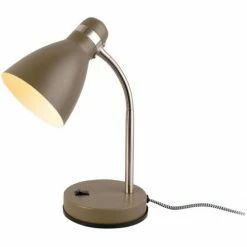 Leitmotiv Lampes à Poser Lampe De Bureau En Métal New Study Vert Mousse -Luminaires Soldes 2022 lampe de bureau en metal new study vert mousse 2