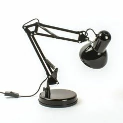 Brilliant Lampes à Poser Lampe De Bureau En Métal Noir -Luminaires Soldes 2022 lampe de bureau en metal noir 12