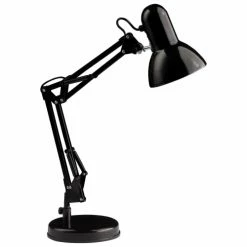 Brilliant Lampes à Poser Lampe De Bureau En Métal Noir -Luminaires Soldes 2022 lampe de bureau en metal noir 14