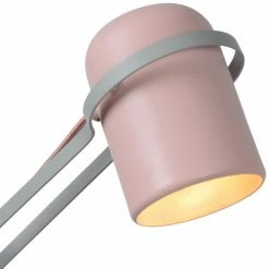 Lucide Lampes à Poser Lampe De Bureau En Métal Rose -Luminaires Soldes 2022 lampe de bureau en metal rose 11
