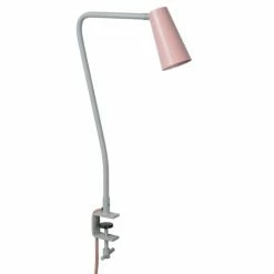 Lucide Lampes à Poser Lampe De Bureau En Métal Rose -Luminaires Soldes 2022 lampe de bureau en metal rose 3