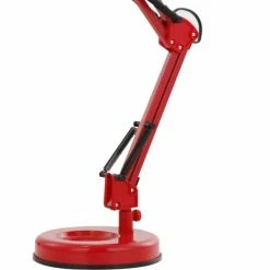 Globo Lampes à Poser Lampe De Bureau En Métal Rouge -Luminaires Soldes 2022 lampe de bureau en metal rouge 2