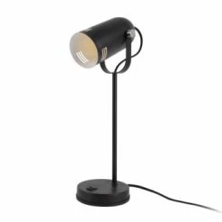 Present Time Lampes à Poser Lampe De Bureau Blanche H42cm -Luminaires Soldes 2022 lampe de bureau husk noir