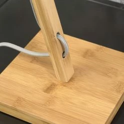 Good & Mojo Lampes à Poser Lampe De Table Bambou/lin H46cm 12 Good & Mojo Lampes à Poser Lampe De Table Bambou/lin H46cm -Luminaires Soldes 2022 lampe de table bambou lin h46cm 10