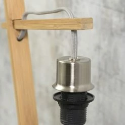 Good & Mojo Lampes à Poser Lampe De Table Bambou/lin Vert H46cm 10 Good & Mojo Lampes à Poser Lampe De Table Bambou/lin Vert H46cm -Luminaires Soldes 2022 lampe de table bambou lin vert h46cm 2