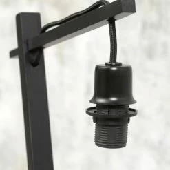 Good & Mojo Lampes à Poser Lampe De Table Bambou Noir/lin H46cm -Luminaires Soldes 2022 lampe de table bambou noir lin h46cm 26