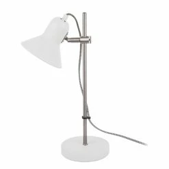 Present Time Lampes à Poser Lampe De Table Blanche H43cm -Luminaires Soldes 2022 lampe de table blanche h43cm 2