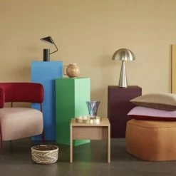 Hubsch Lampes à Poser Lampe De Table En Métal Noir -Luminaires Soldes 2022 lampe de table en metal noir 16