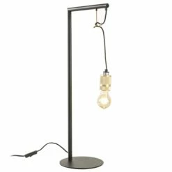 Sampa Helios Lampes à Poser Lampe De Table En Métal Noir