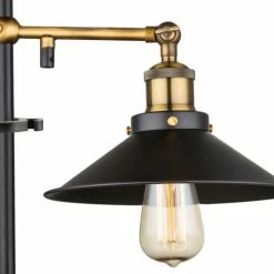 Globo Lampes à Poser Lampe De Table En Métal Noir -Luminaires Soldes 2022 lampe de table en metal noir 32