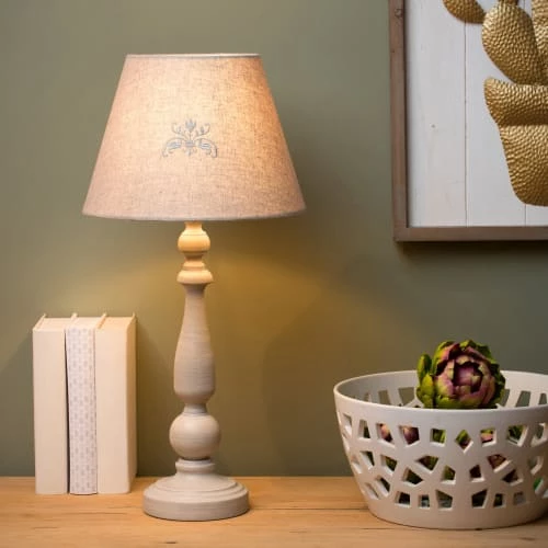 Lucide Lampes à Poser Lampe De Table En Métal Taupe 4 Lucide Lampes à Poser Lampe De Table En Métal Taupe – Image 2