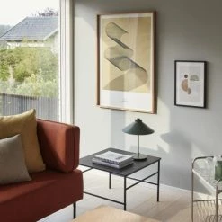 Hubsch Lampes à Poser Lampe De Table En Métal Vert -Luminaires Soldes 2022 lampe de table en metal vert 4