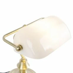 QAZQA Lampes à Poser Lampe De Table En Verre Doré -Luminaires Soldes 2022 lampe de table en verre dore 2