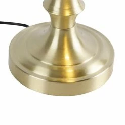 QAZQA Lampes à Poser Lampe De Table En Verre Doré/laiton -Luminaires Soldes 2022 lampe de table en verre dore laiton 5