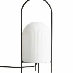 WOUD Lampes à Poser Lampe De Table Ghost Métal Noir 15x38x15 Cm