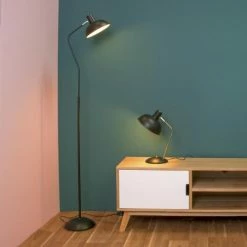 Present Time Lampes à Poser Lampe De Table Hood Métal Noir -Luminaires Soldes 2022 lampe de table hood metal noir 2