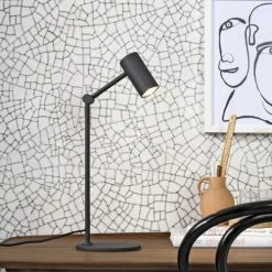 It's About Romi Lampes à Poser Lampe De Table Inclinable Noire H40cm -Luminaires Soldes 2022 lampe de table inclinable noire h40cm 1